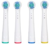 4 cabezales de repuesto para cepillo de dientes eléctrico de cerdas suaves para Oral B Braun D10 D16 DB4510 DB4010