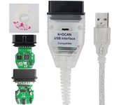 Cables USB OBD 2 para INPA, herramienta de diagnóstico de interfaz USB K+DCAN para BMW E46, escáner de chip K+CAN FTDI FT232