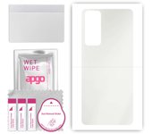 apgo MATTE Protective Skin Sticker for the back compatible with Vivo Y70, Wrap Film, Hydrogel Film, Flexible, Soft TPU with positioning layer easy ins