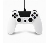 Mando con cable PS4 blanco