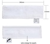 3 almohadillas de tela de piso de limpiador a vapor para Karcher Easyfix Sc1 Sc2 Sc3 Sc4 Sc5