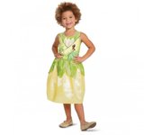 Vestido de disfraz de Tiana para niñas de La Princesa y el Sapo 4-6 Years verde/amarillo