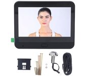 Timbre con mirilla y cámara para Tuya Smart Wireless 1080P, visor de puerta digital de 120 grados, 4,3 pulgadas, bidireccional
