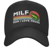 Gorra de béisbol personalizada Milf Man I Love Frogs para mujeres unisex transpirable papá sombrero al aire libre Snapback Sombreros camionero gorras Adjustable Cap