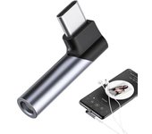 Adaptador de auriculares tipo C a 3,5 mm, convertidor de auriculares tipo C con cable USB C para auriculares/teléfono Type-C To 3.5mm