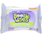 Toallitas nasales Boogie Wipes, toallitas salinas suaves, aroma a lavanda, 30 hojas