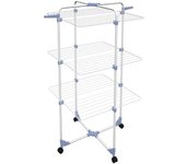 Secadora de ropa plegable con ruedas Gimi 153580 Modular 3 Acero Plateado (30 metros)