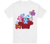 ¡Las pistas de Blue y tú! Camiseta de hombre  Amigos para siempre 3XL blanco