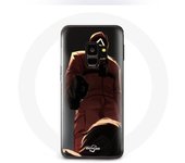 Funda para Samsung S9 plus El Juego del Calamar Soldado Rojo con Máscara Triangular