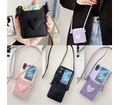 Funda para teléfono OPPO Find N2 con tapa, tarjetero, correa cruzada, acabado esmerilado - Funda protectora para pantalla plegable. Fnd N2 Flip