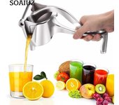 Exprimidor de jugo Manual de aleación de aluminio, exprimidor a presión de la mano, Granada, naranja, limón, caña de azúcar, barra de jugo, herramienta de cocina para fruta, 2024