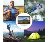 Ocular Electrónico para Telescopio Cámara Digital Grabadora de Vídeo con Conexión WiFi y Control Remoto blanco