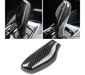 Embellecedor de pomo de cambio de marchas con textura de fibra de carbono para BMW Serie 5/6/7 G30 G31 G11 G12 Modelo LH