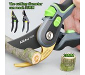 Tijeras de podar para jardín, horticultura, bonsái, tijeras de podar para huerto, herramienta de jardinería, recorte de plantas, herramientas de injerto de ramas de fruta A