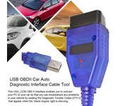 Cable de interfaz de diagnóstico de coche OBD2 vag.com Cable COM 409.1 Herramienta de escáner automático Compatible con A2/A3/A4 Convertible