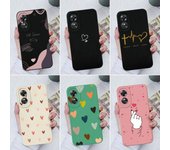 Funda de teléfono para OPPO A5 A9 2020 A12 A15 A15S A35 A17 A52 A53, funda de silicona suave con protección para cámara, Fundas con corazones de amor bonitos para OPPO Fundas Coque OPPO A1 2018