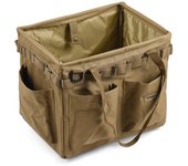 TOMSHOO-Bolsa de herramientas para acampada, equipo de acampada plegable, bolsa de almacenamiento, caja de transporte verde del ejército