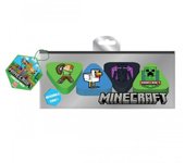 Minecraft Conjunto de borradores de iconos (Paquete de 4) One Size negro