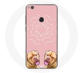 Coque pour Huawei P8 Lite 2017 Dogue de Bordeaux symétrique photo
