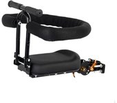 Asiento de bicicleta para niños con montaje delantero y reposabrazos para bebé