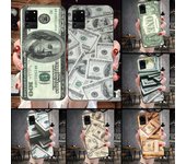 A NOSOTROS. Funda de teléfono con diseño de dólar para Samsung Galaxy S6, S7, S8, S9, S10, S21, S22 Plus, funda ultra suave de color negro Galaxy S30