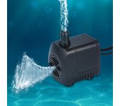 Bomba sumergible con luz LED, 800L/H, ultrasilenciosa, para acuario, estanque, tanque, piscina, fuente de agua, enchufe del Reino Unido UK Plug
