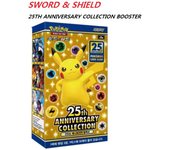 Tarjetas Pokemon Colección 25 Aniversario Booster Box s8a 16 paquetes * 5 tarjetas Espada y Escudo versión coreana SWORD & SHIELD