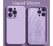 Fundas de teléfono de silicona líquida cuadradas a prueba de golpes para Iphone 15 14 Pro Max funda para Iphone 14 13 12 11 Pro Max 14 Plus funda original For iPhone 7  8 negro