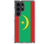 Coque Téléphone - Samsung - Galaxy S23 Ultra - Drapeau de la Mauritanie - Souple - Multicolore