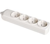 base bipolar 4 tomas t/tl 10/16a 250v color blanco solera 8004
