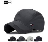 [NORTHWOOD] Exterior Transpirable Para Hombres Gorra de Verano Gorra de Béisbol Gorra de Béisbol Mujeres Secado rápido Sombrero de papá Protector solar Snapback 55-60cm negro