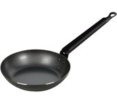 Sartén de hierro fundido de 18 cm, compatible con IH, fabricada en Japón, color negro, HB-1517 negro