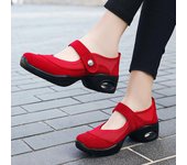 Zapatos deportivos para mujer, nuevos zapatos para correr, cojín de aire, zapatos de malla transpirable para caminar, suelas blandas, zapatos de baile antideslizantes 35