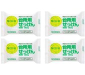 Miyoshi Soap kitchen soap bar 140G 4 pieces [Bulk Purchase] Additive-free [x4 pieces]