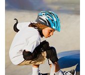Casco para niños, protección de Color brillante, fácil de usar, equipo Universal para montar en bicicleta para niños de 8 a 12 años azul claro