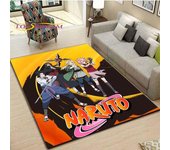 Alfombra de Anime Naruto, alfombras para niños, tapetes para mesa de té para sala de estar, alfombra para dormitorio, tapetes lavables para el hogar, alfombra de dinosaurio 40cm x 60cm