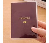 Estuche para pasaporte transparente esmerilado Estuche para pasaporte multifuncional Estuche para tarjetas Estuche para tarjetas de identificación Estuche para documentos de viaje 30pcs