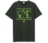 Camiseta amplificada unisex para adultos Legion Of Doom Type O Negative L carbón