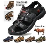 Sandalias de playa de verano para hombre, talla 38-48, zapatos para vadear, sandalias para hombre 38 negro