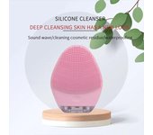 Cepillo facial eléctrico inteligente para limpieza facial y reafirmante de la piel, cepillo masajeador de belleza para el hogar, limpiador de silicona