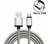 Cable Micro USB 5A Cable de datos USB de carga rápida para Samsung S6 Xiaomi Redmi Note 4 Cable Microusb Android teléfono móvil 1m azul