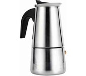 Cafetera moka de acero inoxidable para uso doméstico y de oficina. (200ml)