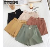 WTEMPO Pantalones cortos de gasa de verano para mujer, pantalones cortos sueltos de cintura alta, pantalones cortos de pierna ancha, pantalones cortos casuales, pantalones cortos de traje XL