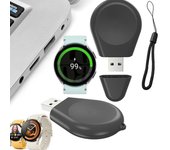 Cable de carga rápida USB para reloj magnético, soporte de datos, adaptador de cargador de energía, soporte para Galaxy Watch 6/6Classic