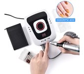 KADS-taladro eléctrico para uñas, 35000RPM, juego de taladro para uñas y pedicura, equipo de manicura, accesorios para uñas 220V