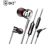 QKZ DM9 3,5 MM auriculares DM9 auriculares Go Pro auriculares Micro anillo intrauditivo sonido de voz de alta resolución negro