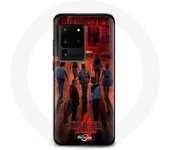 Coque pour Samsung Galaxy S20 Ultra Stranger Things Affiche Equipages Fan Art Saison 4