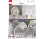 Molde para huevos - RAHYER - 14 x 11 cm - Plástico transparente - Decoración de Pascua