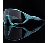 Gafas de ciclismo deportivas, gafas para bicicleta, gafas de ciclismo para bicicleta de montaña, gafas de sol polarizadas blanco