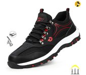 Zapatos de seguridad para hombre, zapatillas de trabajo, botas de seguridad indestructibles, zapatos de invierno, zapatos con punta de acero, zapatos deportivos de seguridad, triangulación de envíos 42